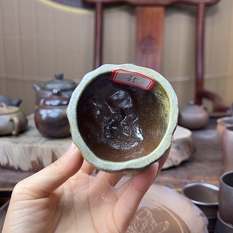 戬谷龙窑坭兴陶柴烧壶35