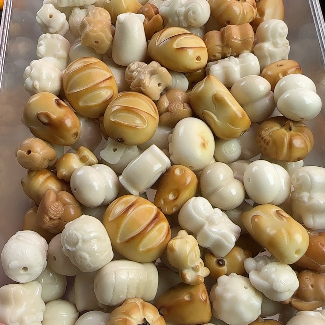 手串菩提根/象牙果全品117颗大混锅批发（单价6）