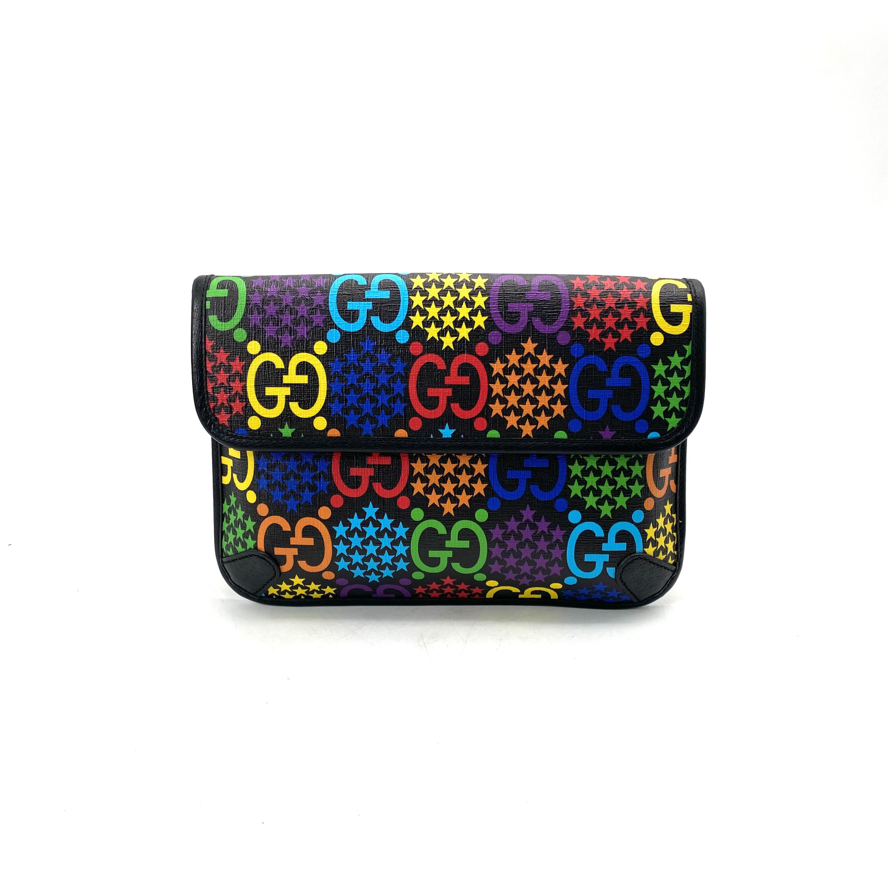 99新 GUCCI/古驰 跳跳糖胸腰包 尺寸24/17