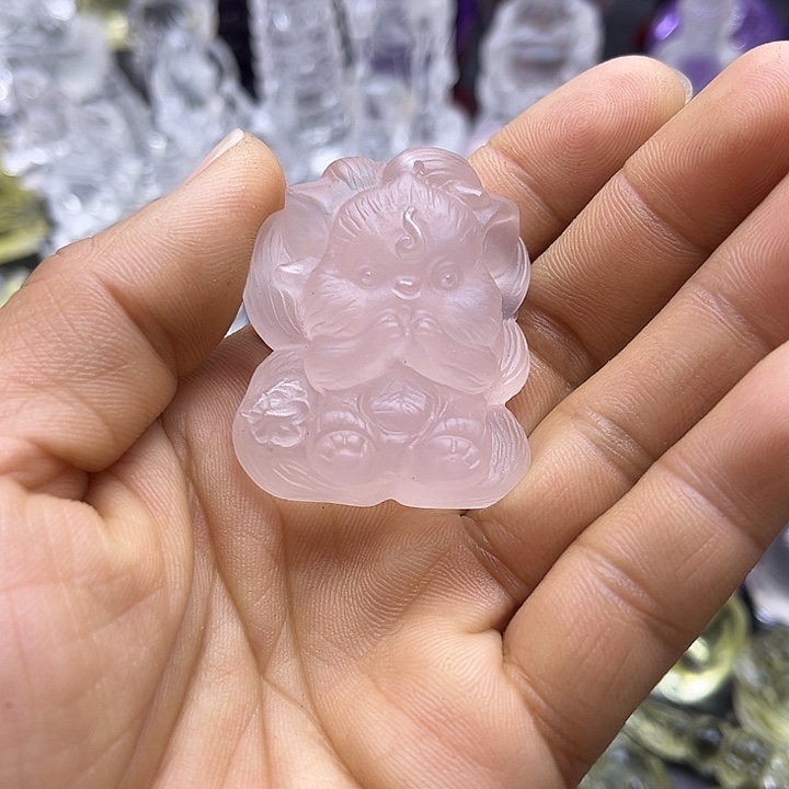 水晶摆件未镶嵌吊坠