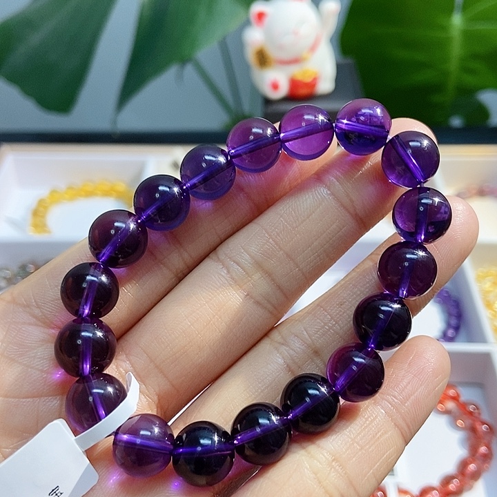 水晶手链未镶嵌紫水晶10