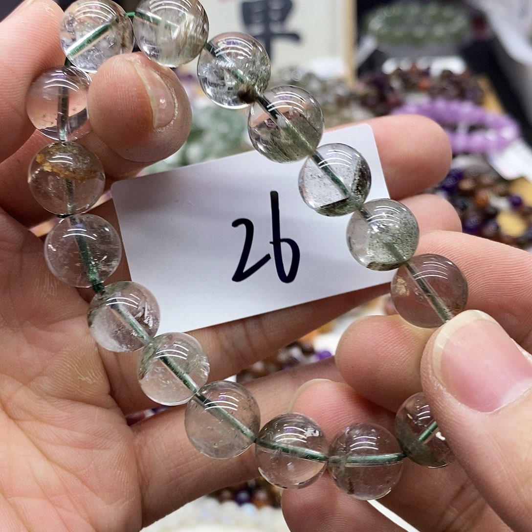 水晶手串未镶嵌天然