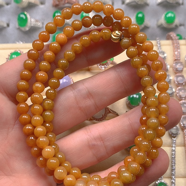 【闪购商品】翡翠戒指未镶嵌翡翠珠链