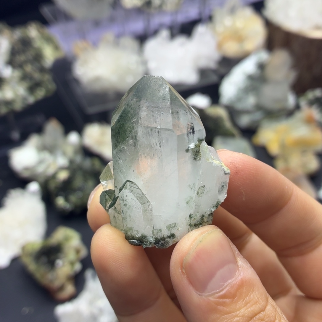 石材小可爱绿幽开窗