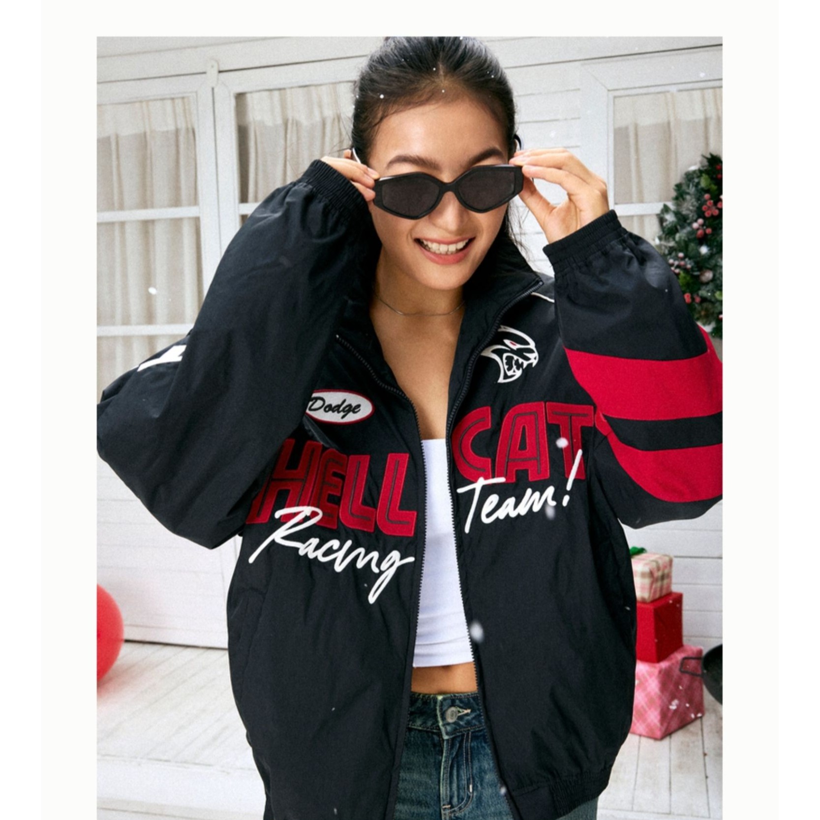 【道奇赛车】Hollister25秋冬夹棉外套夹克男装女装332-5083