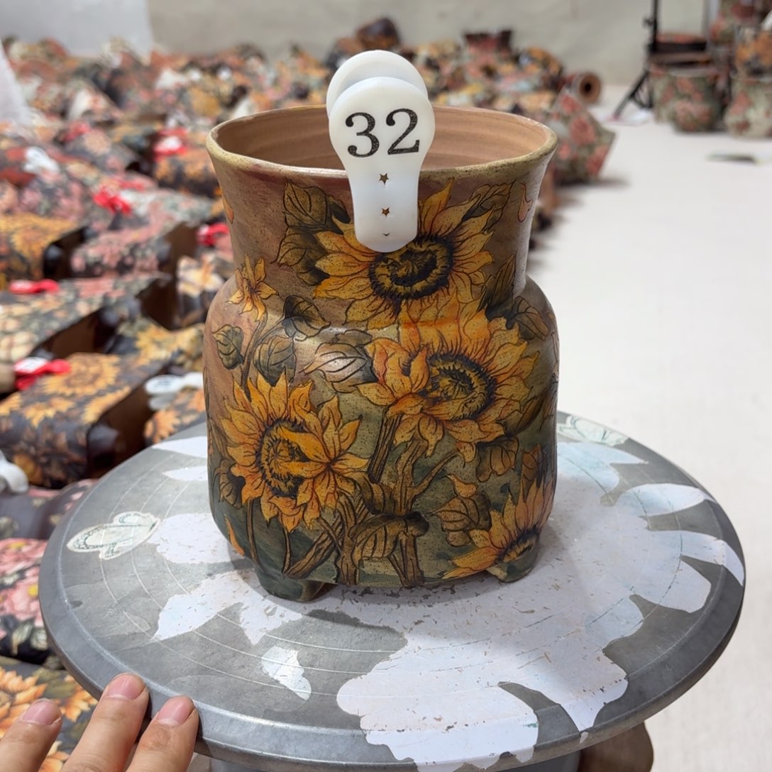 明***阳花盆紫砂陶瓷多肉花盆