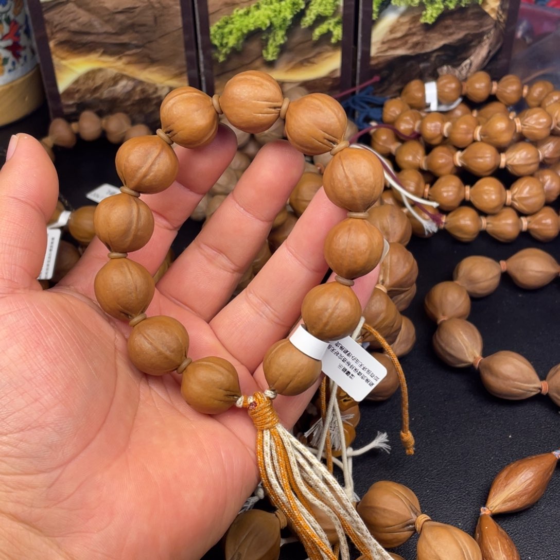 手串橄榄核丰实19矮壮正圆
