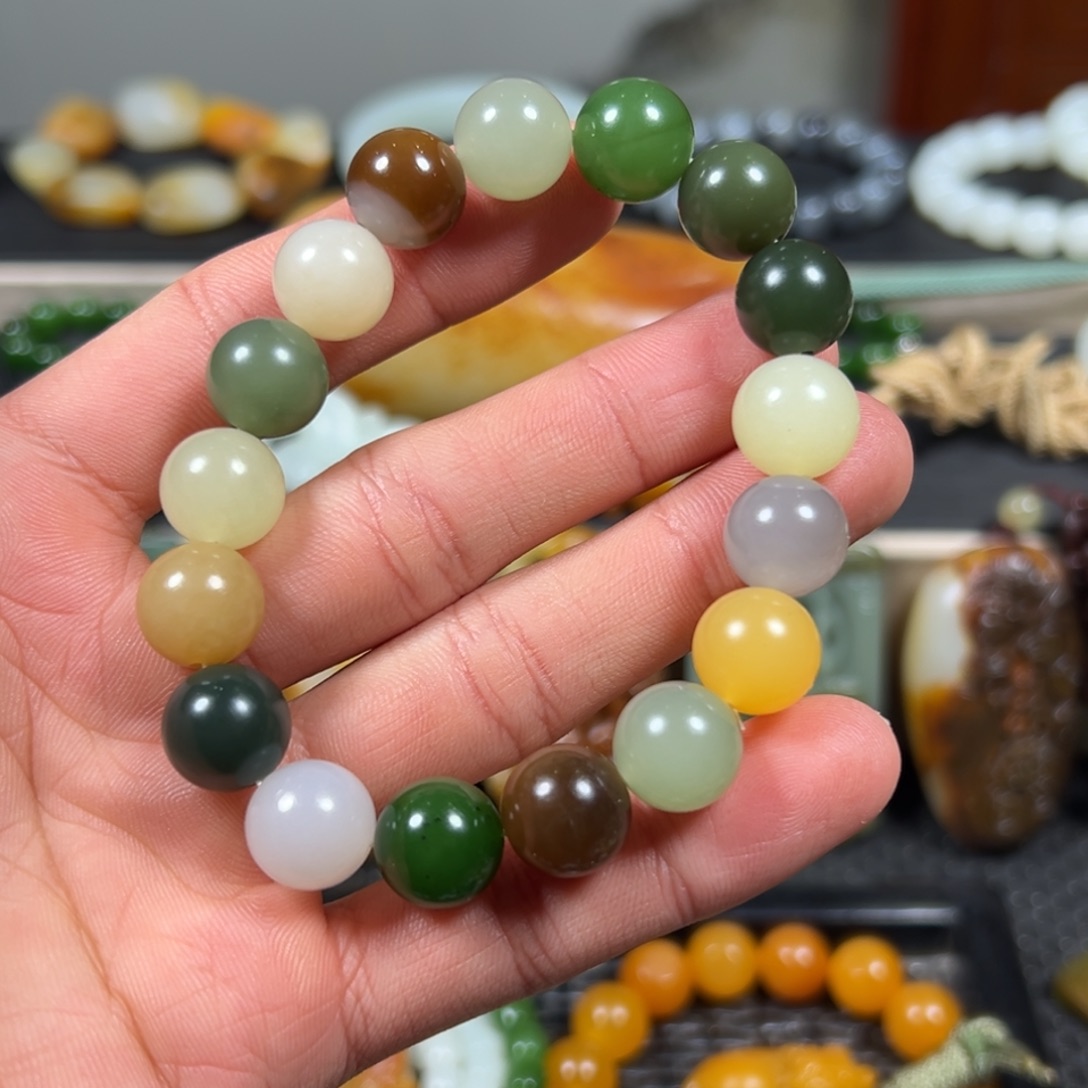 和田玉未镶嵌吊坠(不含链)