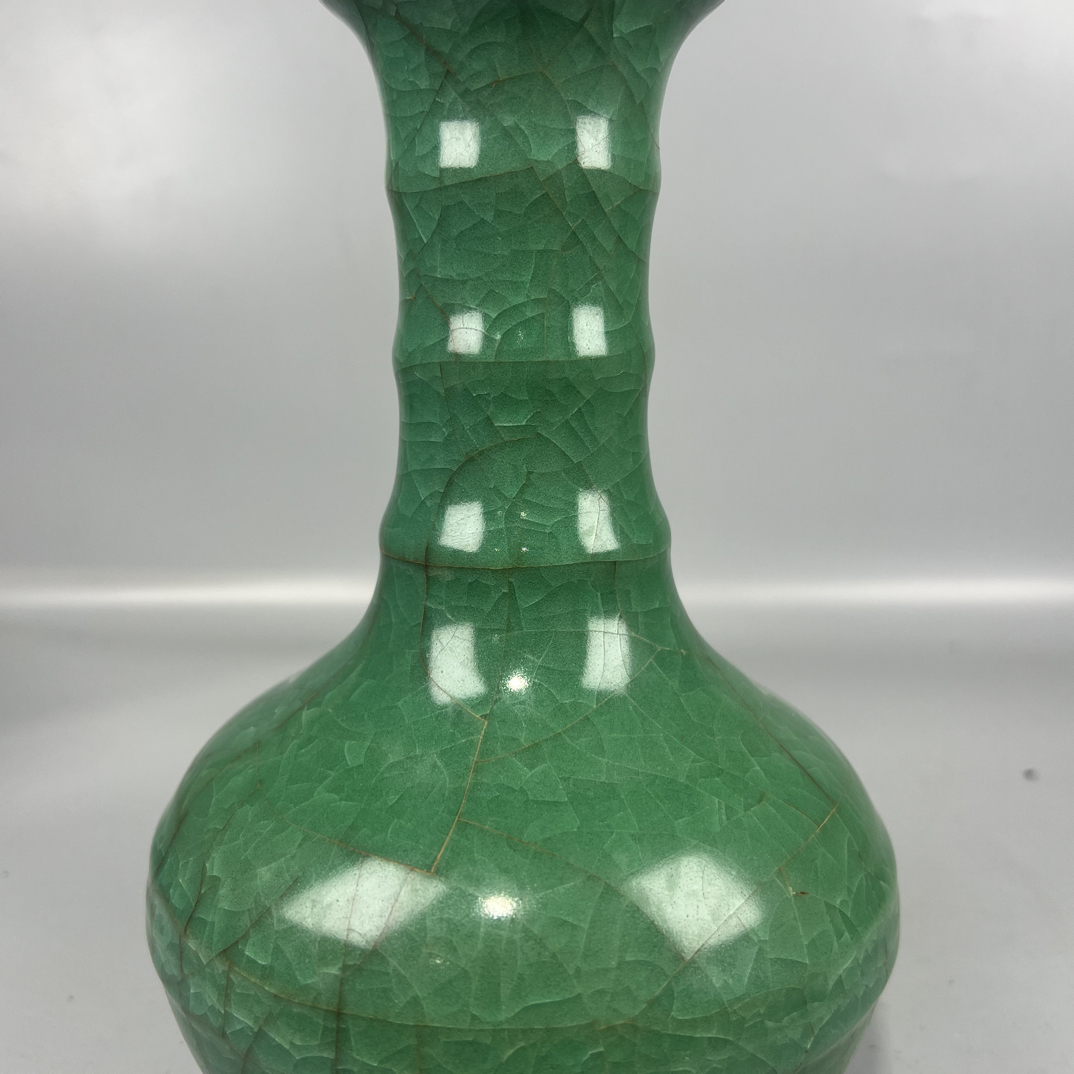 手工制作陶瓷摆件绿色工艺品