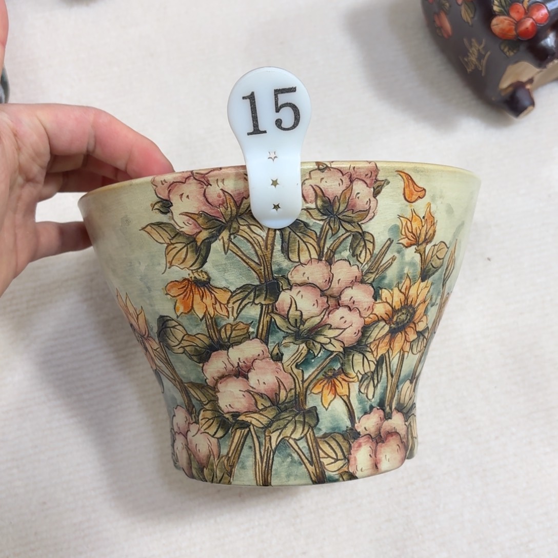 ㅤ***⌒紫砂花盆陶瓷多肉花盆瑕疵