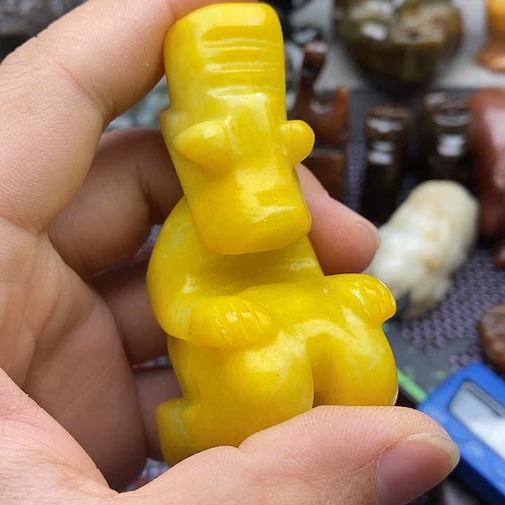 未镶嵌蛇纹石玉颈饰