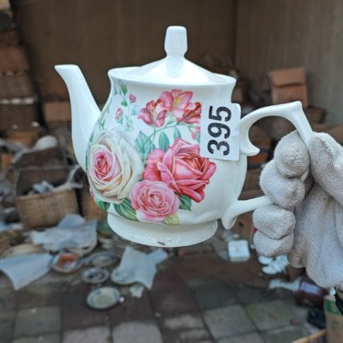 库存瓷片多孔茶壶