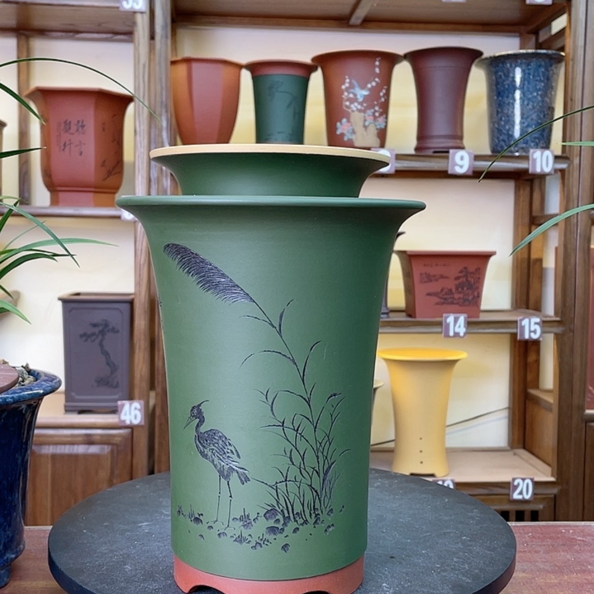 【闪购商品】紫砂花盆兰花425844753525885258