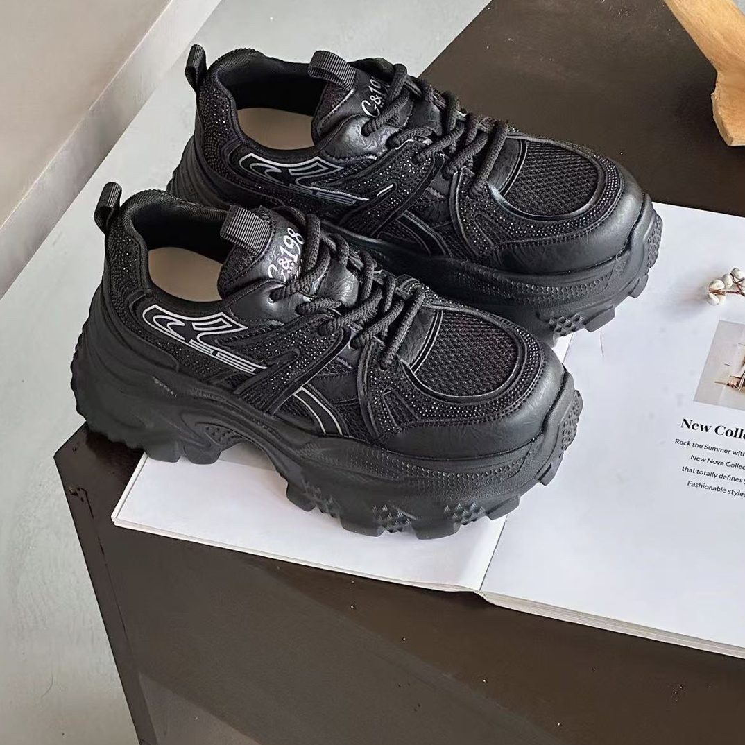 2025厚底老爹百搭休闲鞋女