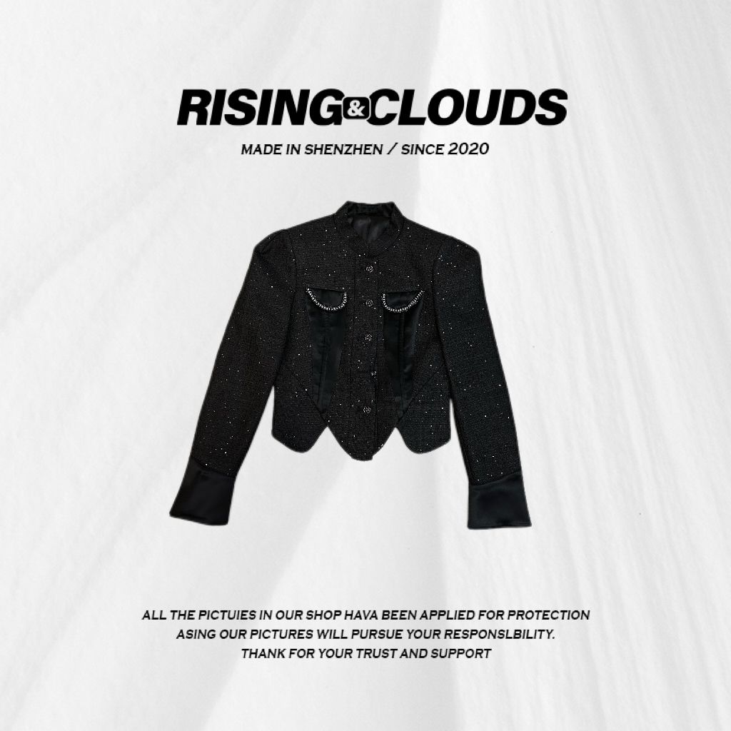 RISING&CLOUDS莎莎【玉琪】深圳2025早春舒适短西装010234