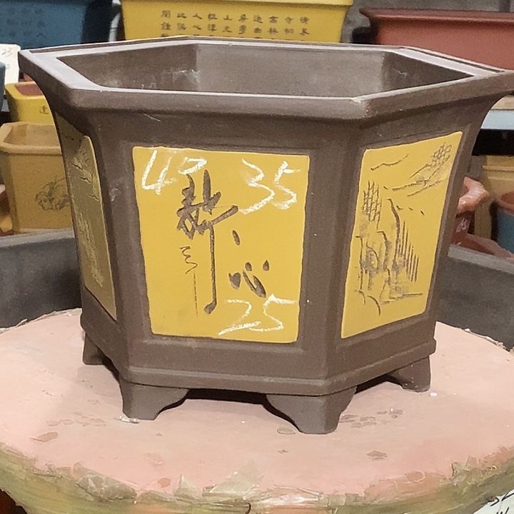 紫砂花盆花盆包邮