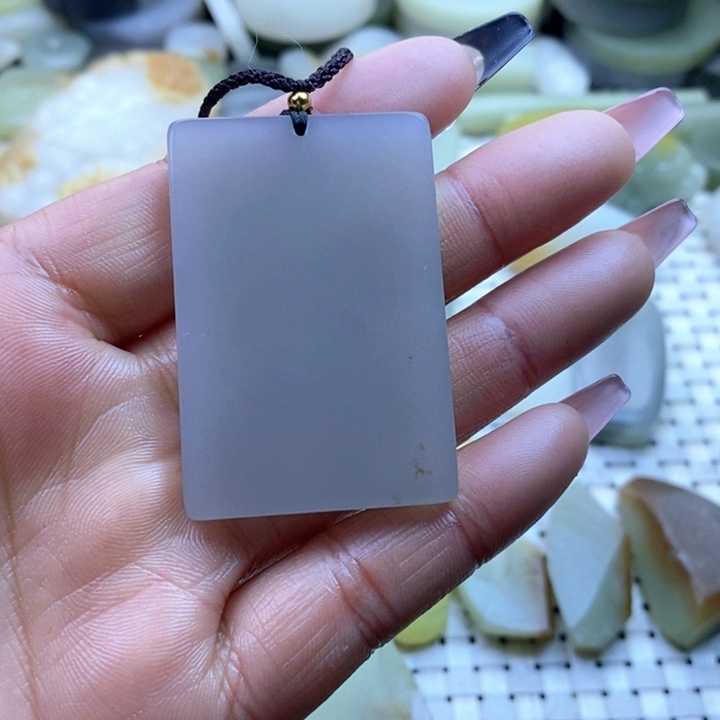 和田玉和田玉青海料未镶嵌