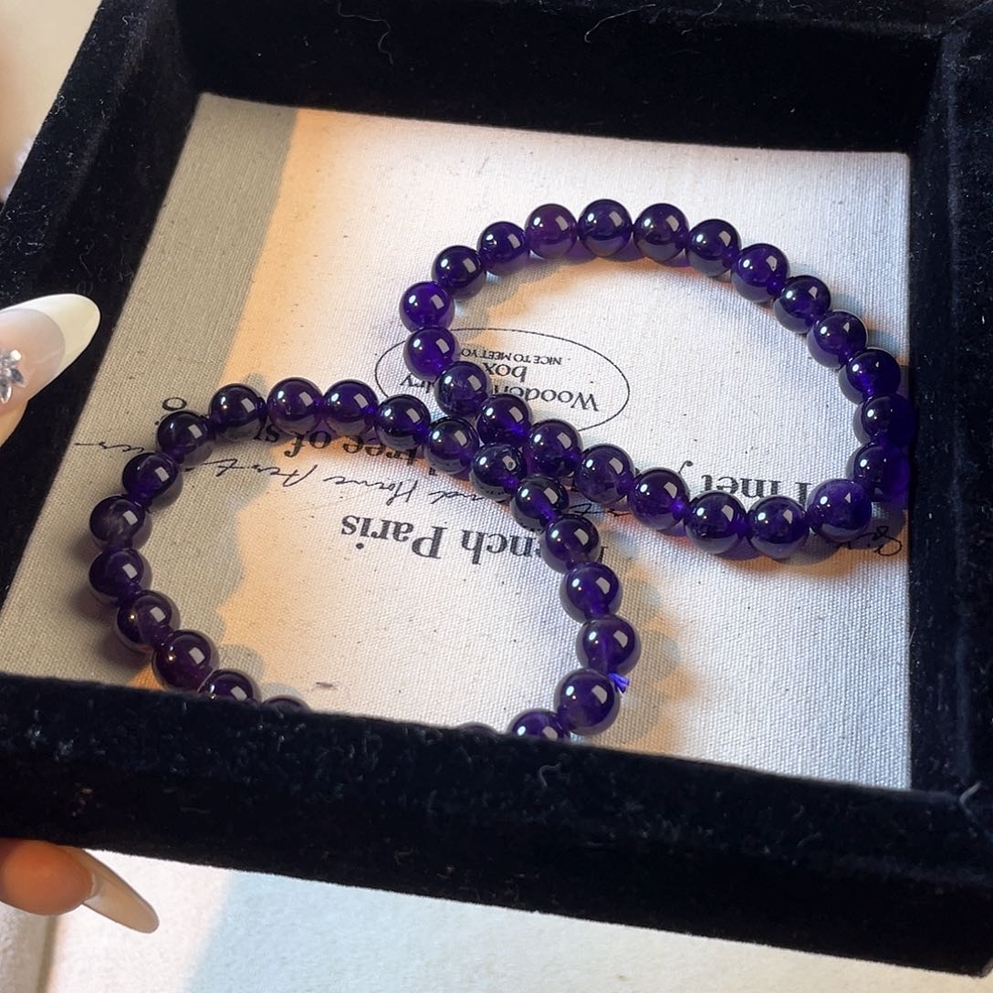 紫晶手链未镶嵌乌拉圭