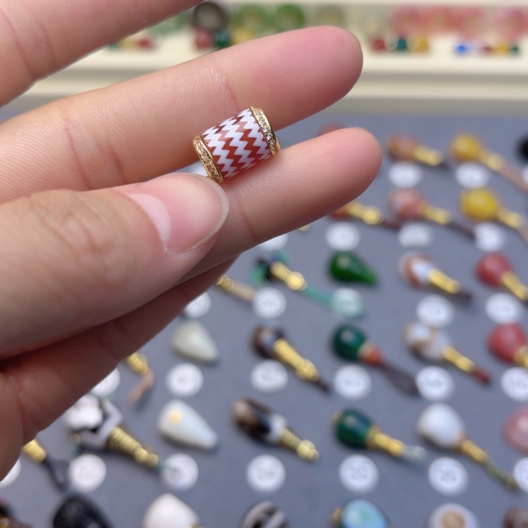 玛瑙/玉髓隔珠未镶嵌