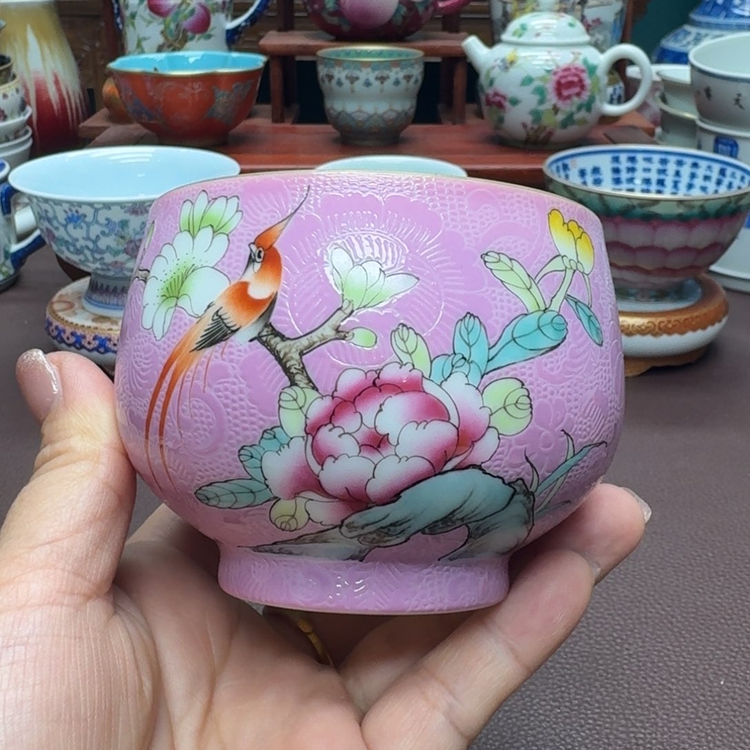 瓷片景德镇仿古手工制作精品展示