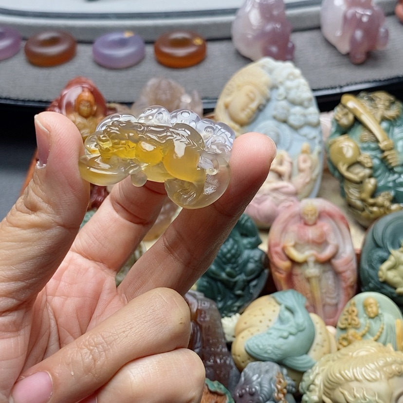 【闪购商品】未镶嵌吊坠定制玛瑙