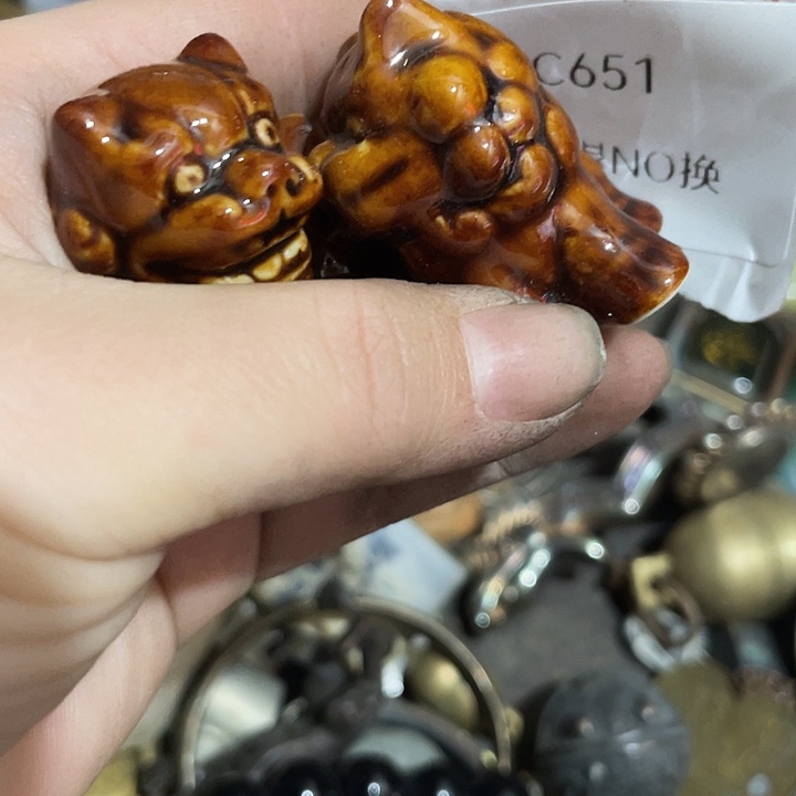 任***比瓷片c651工艺品222