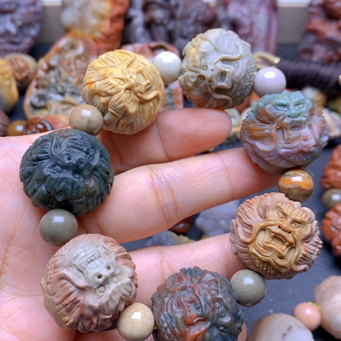 未镶嵌手串玛瑙/玉髓大*子