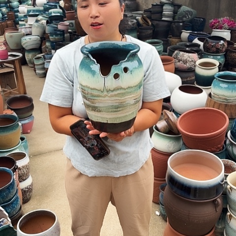 口19高27瑕疵口裂。 