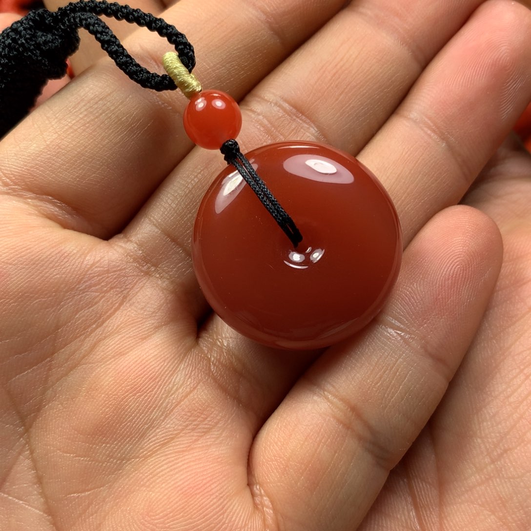 南红玛瑙挂件未镶嵌小*樂