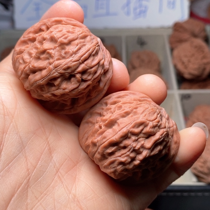 文玩核桃吊坠磨盘