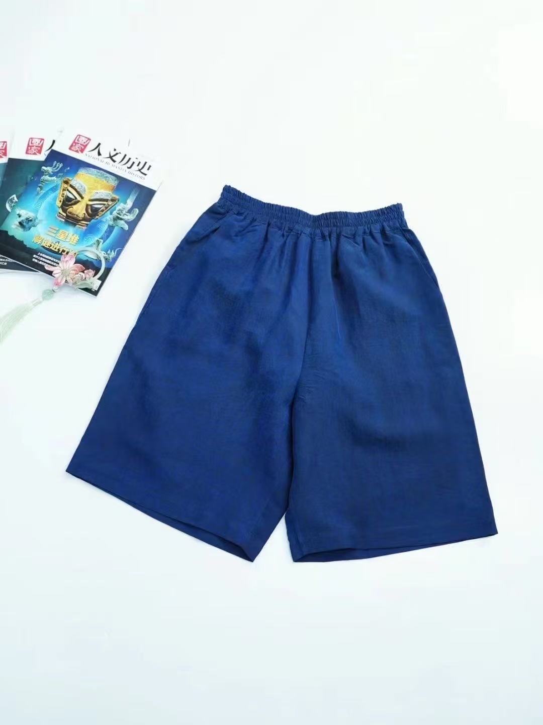 100桑蚕丝！特价蓝龟中裤！裤长50 ZBA9809-01