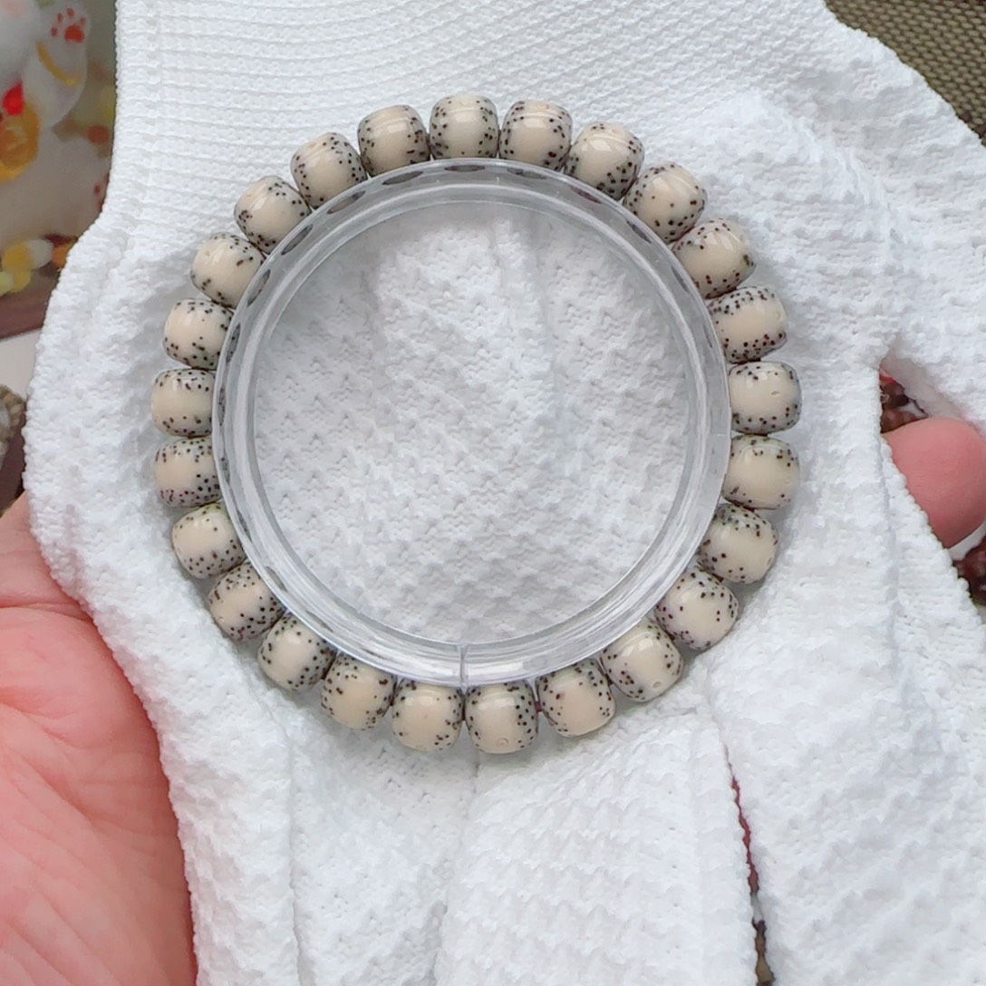 手串星月菩提通体留白月朗星稀9*8