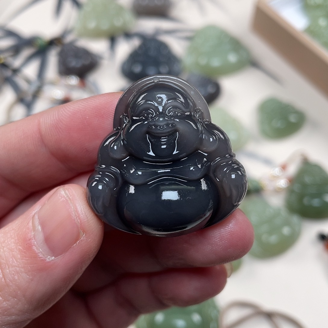 和田玉吊坠(不含链)未镶嵌林*微瑕