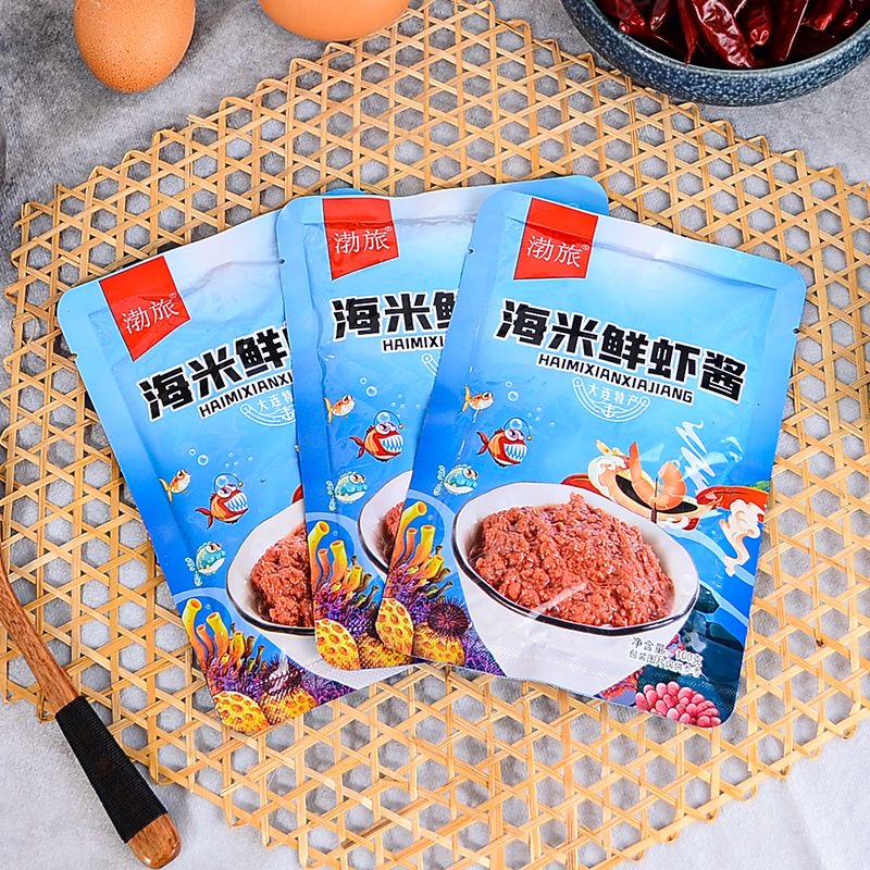 海米鲜虾酱 100gx6袋 邮政韵达包邮