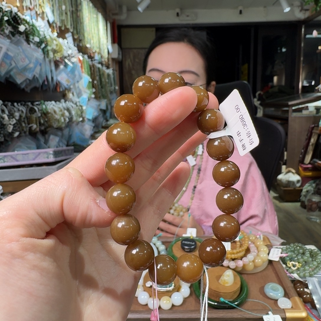 和田玉未镶嵌手链