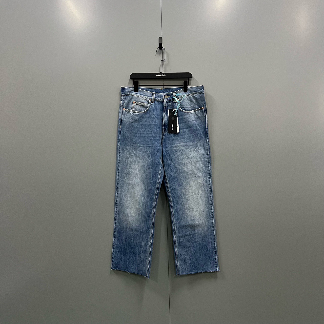 GUCCI 古驰 水洗牛仔阔腿裤 36码/95新/8900/无配件 fg208095