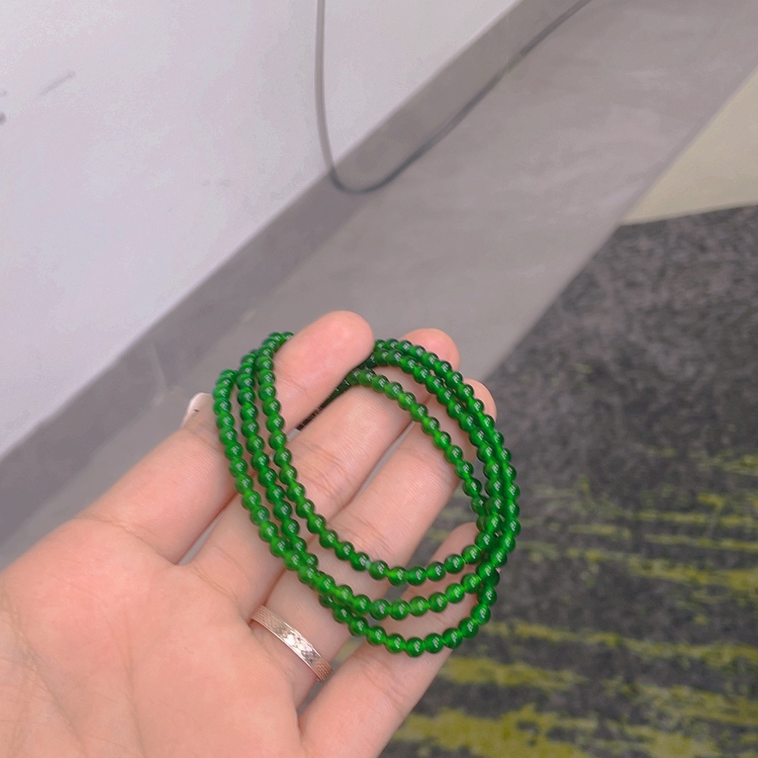 翡翠未镶嵌项链卡4