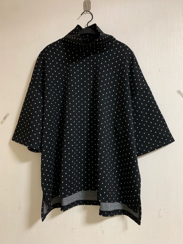 1369春款中袖黑白点上衣