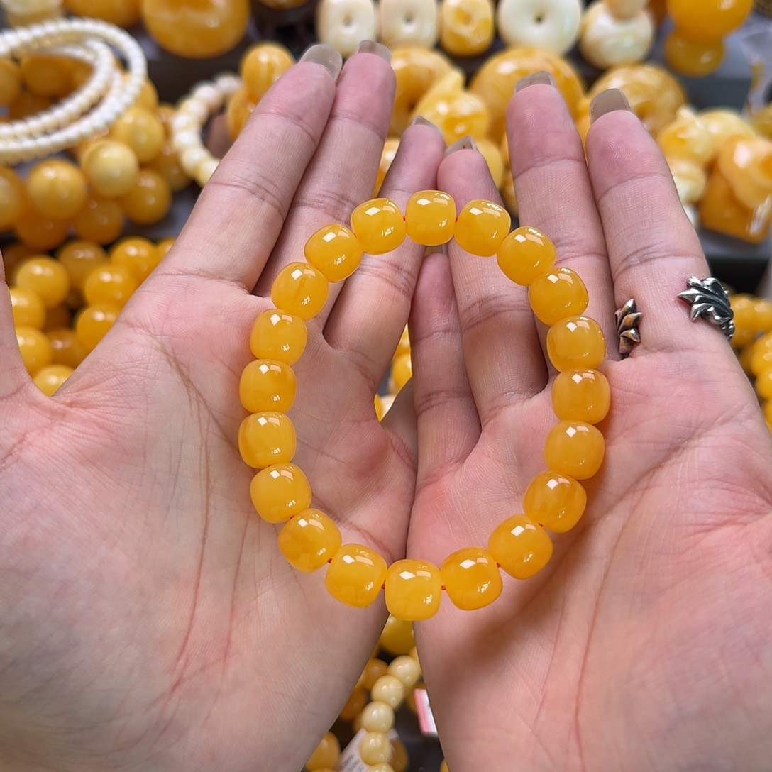 蜜蜡未镶嵌珠宝奇石同料12mm