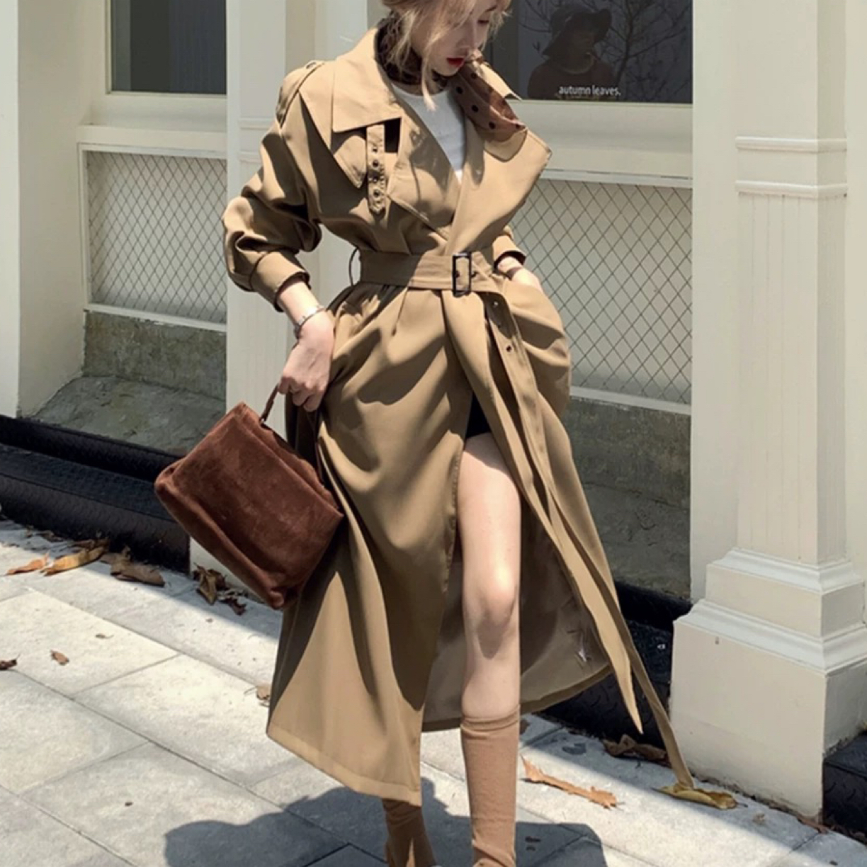 立领英伦 风衣外套