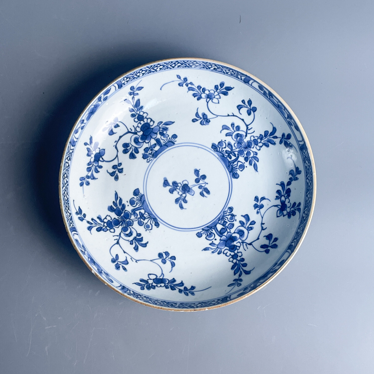 M25KR002739 - 清康熙青花花卉纹盘68