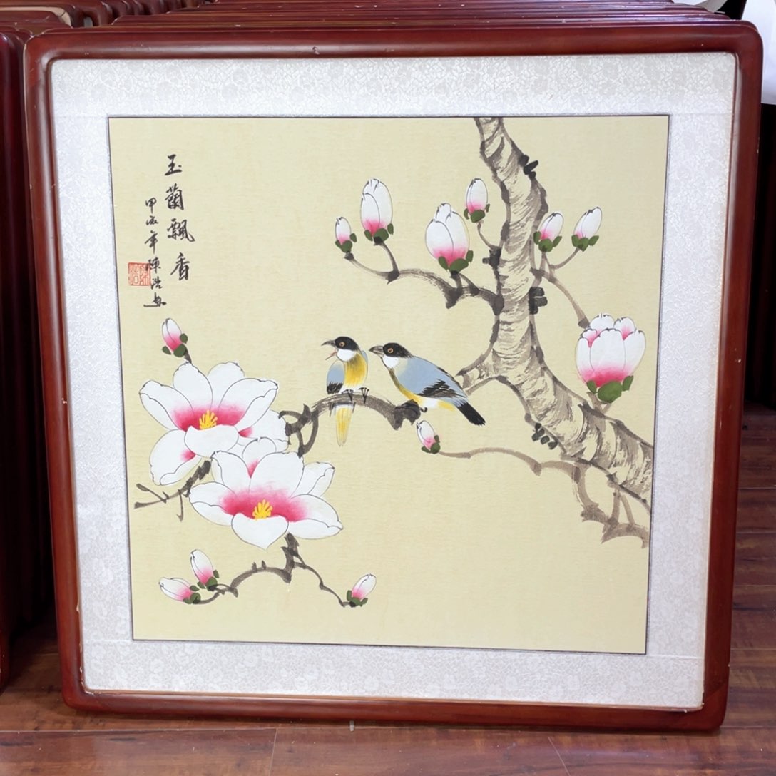 国画带框尺寸63*63厘米