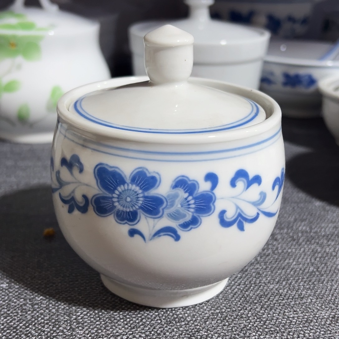 醴陵高温瓷器老厂瓷群力260毫升微瑕