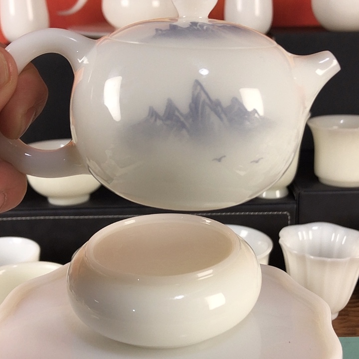 高艺堂手绘西施壶120c c