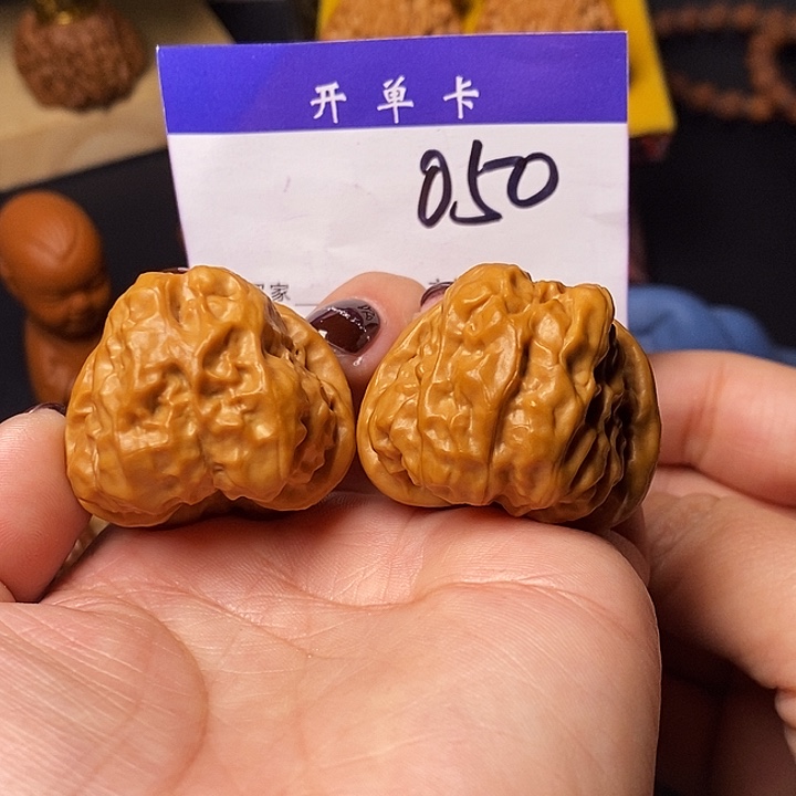 桃核吊坠文玩核桃蛤蟆头37修