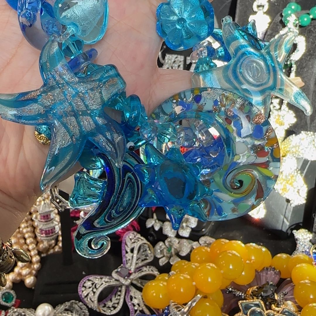 季***诺大理石铁合金做对耳饰