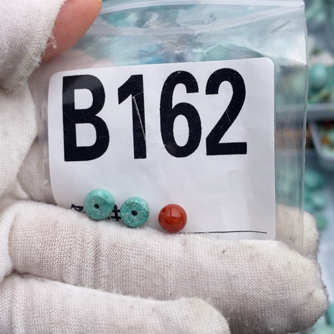 未镶嵌卡6直切一对南红玛瑙