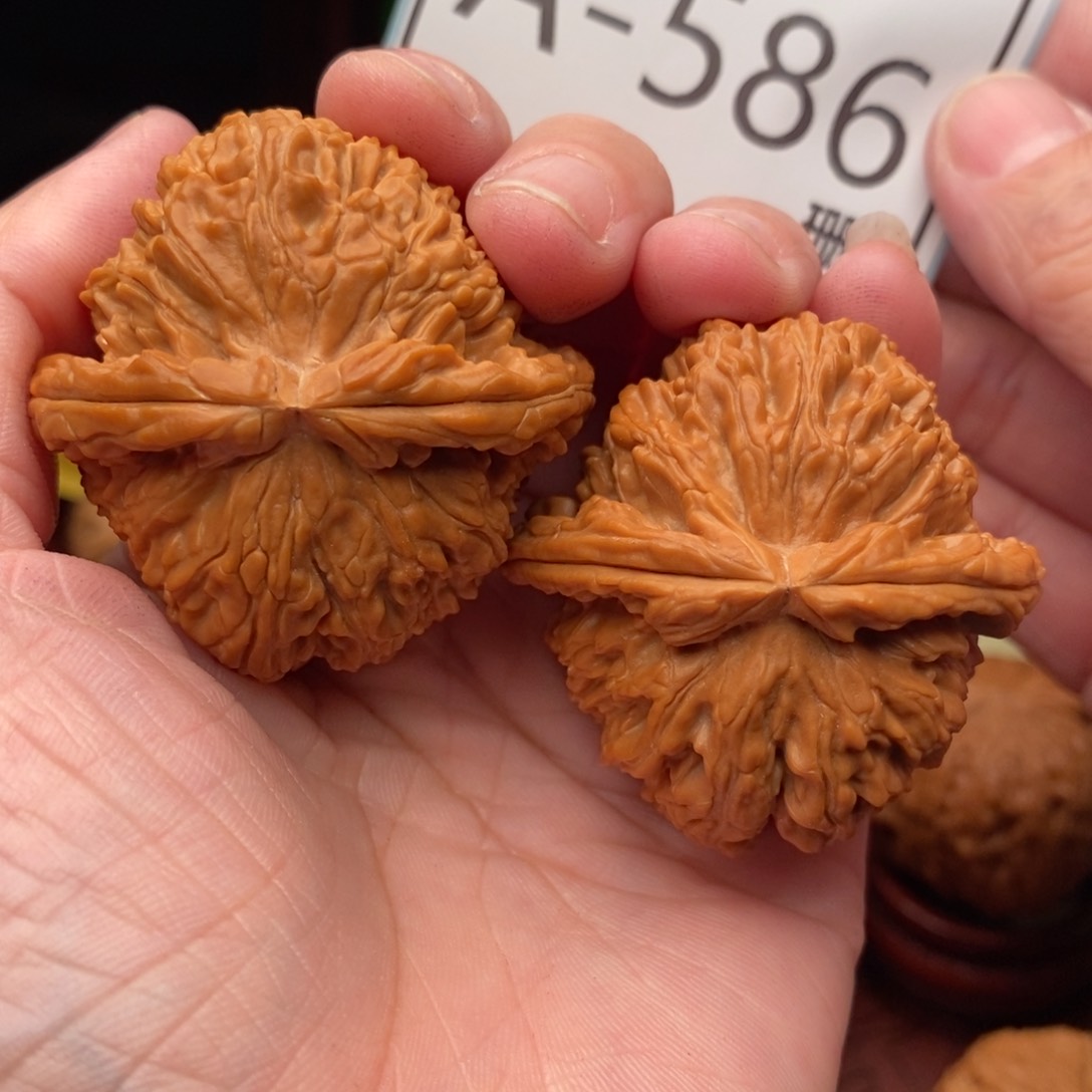 文玩核桃把件球白43