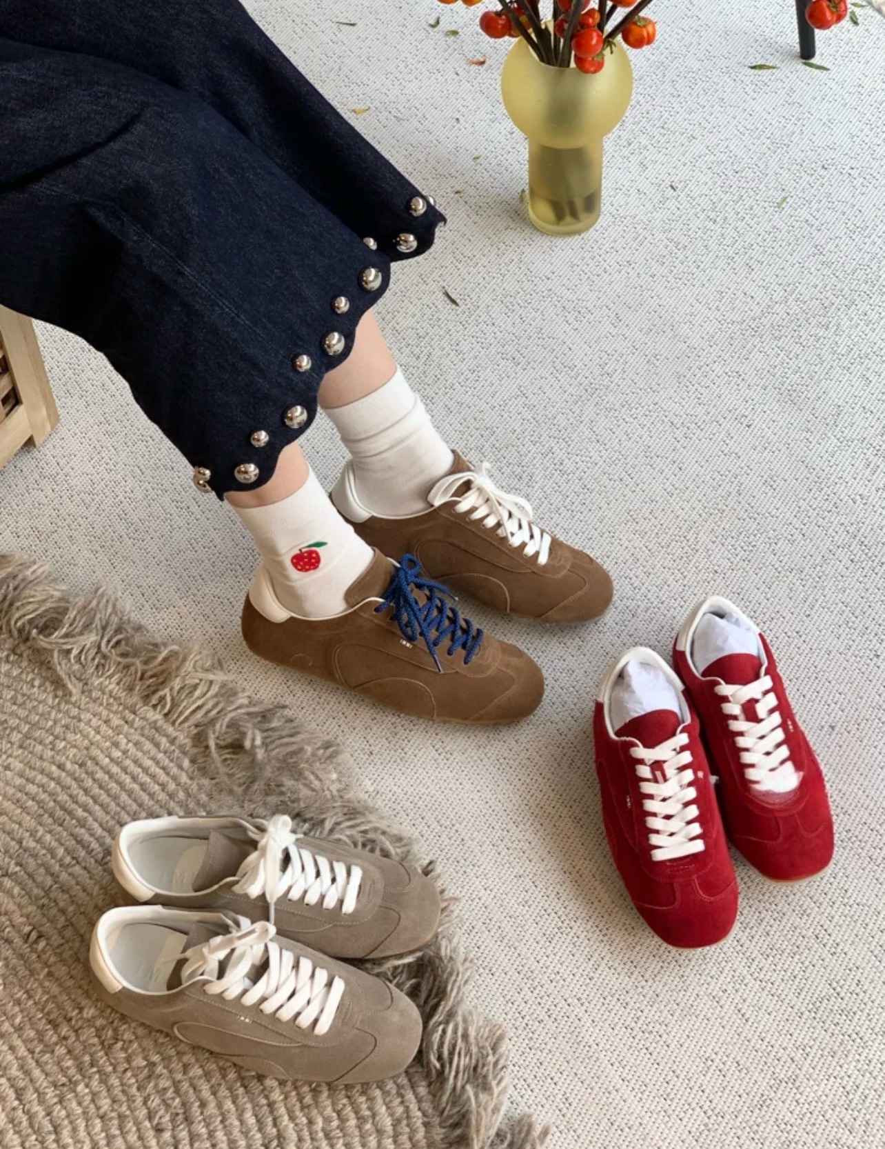 IMMI【景致】IMMI24秋季新品多色休闲运动女士德训鞋