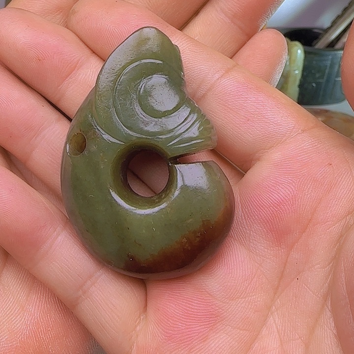 和田玉吊坠(不含链)未镶嵌